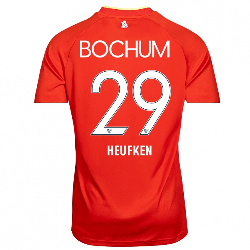 Danxen Damen Jeremias Heufken #29 Trikot Rot Weiß Torwarttrikot 2025/26 Österreich