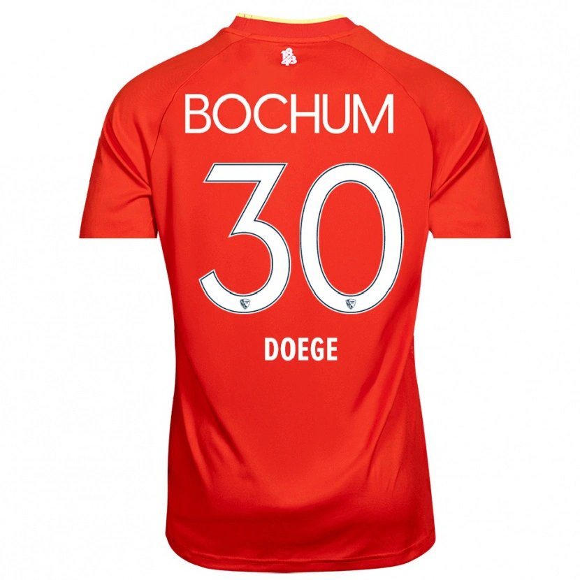 Danxen Damen Leonie Doege #30 Trikot Rot Weiß Torwarttrikot 2025/26 Österreich