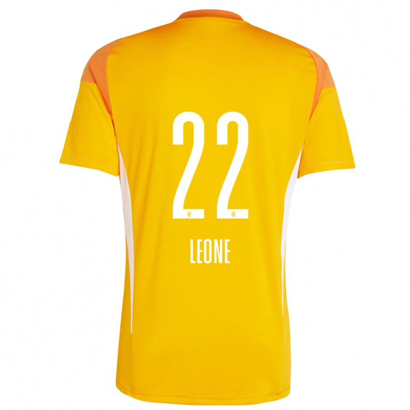 Danxen Damen Vincent Leone #22 Trikot Gelb Orange Torwarttrikot 2025/26 Österreich