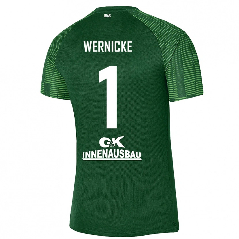 Danxen Damen Samuli Wernicke #1 Trikot Tiefgrün Schwarz Torwarttrikot 2025/26 Österreich