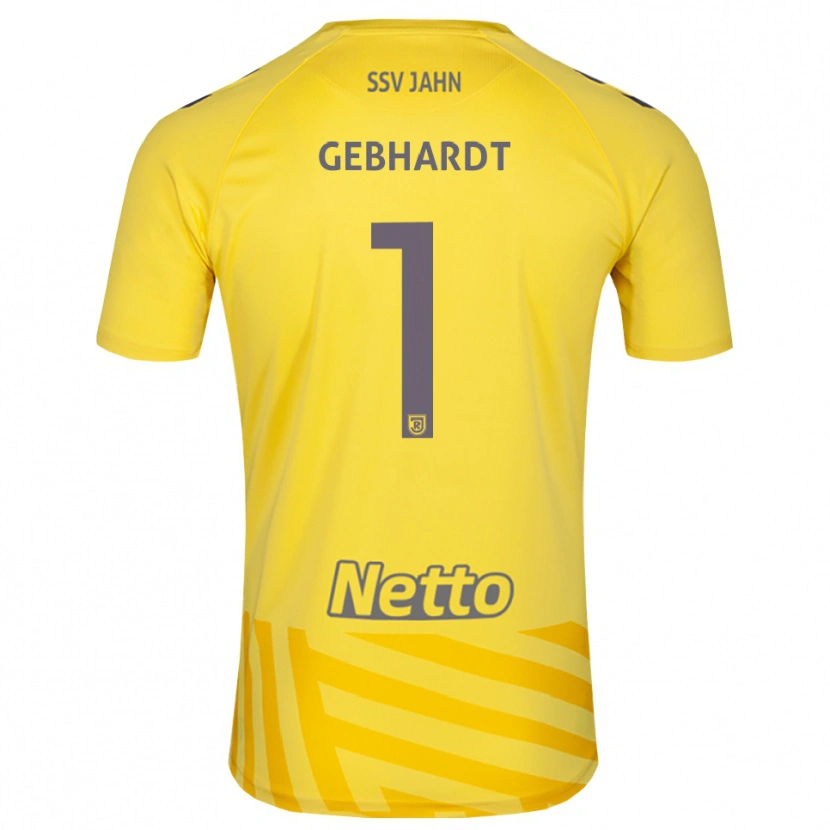 Danxen Damen Felix Gebhardt #1 Trikot Gelb Grau Torwarttrikot 2025/26 Österreich