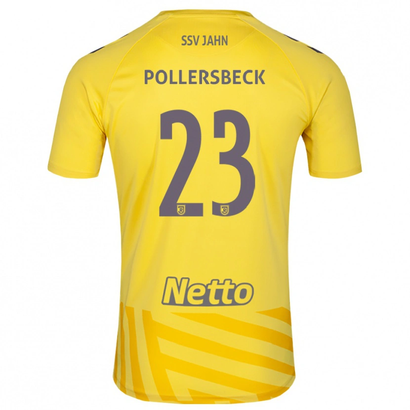 Danxen Damen Julian Pollersbeck #23 Trikot Gelb Grau Torwarttrikot 2025/26 Österreich