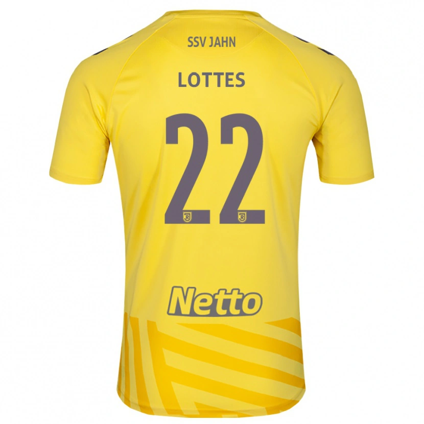 Danxen Damen Benjamin Lottes #22 Trikot Gelb Grau Torwarttrikot 2025/26 Österreich