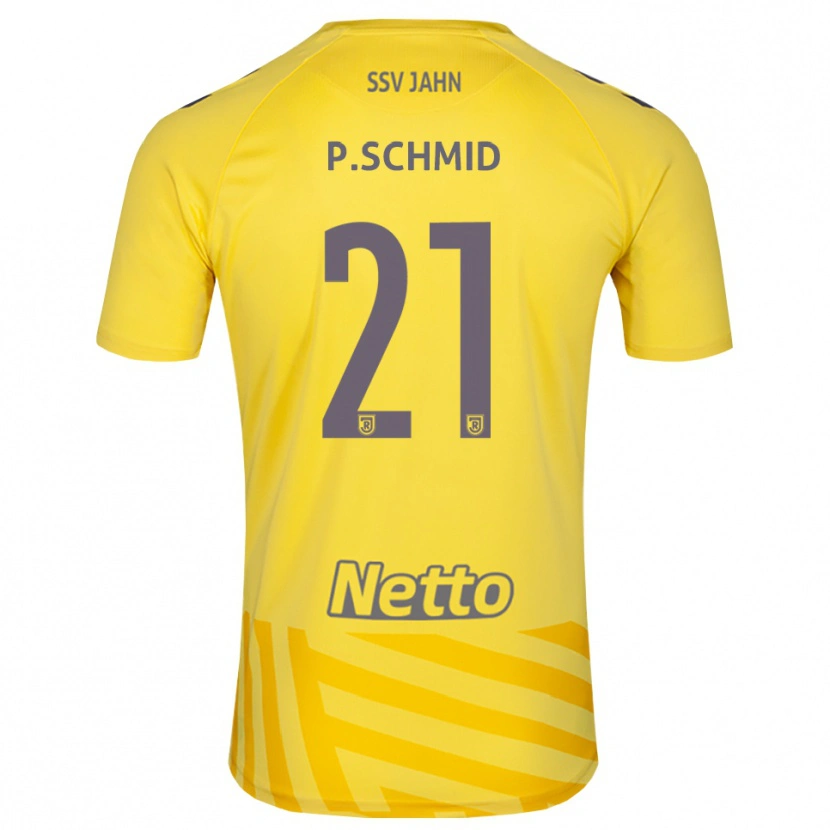 Danxen Damen Paul Schmid #21 Trikot Gelb Grau Torwarttrikot 2025/26 Österreich