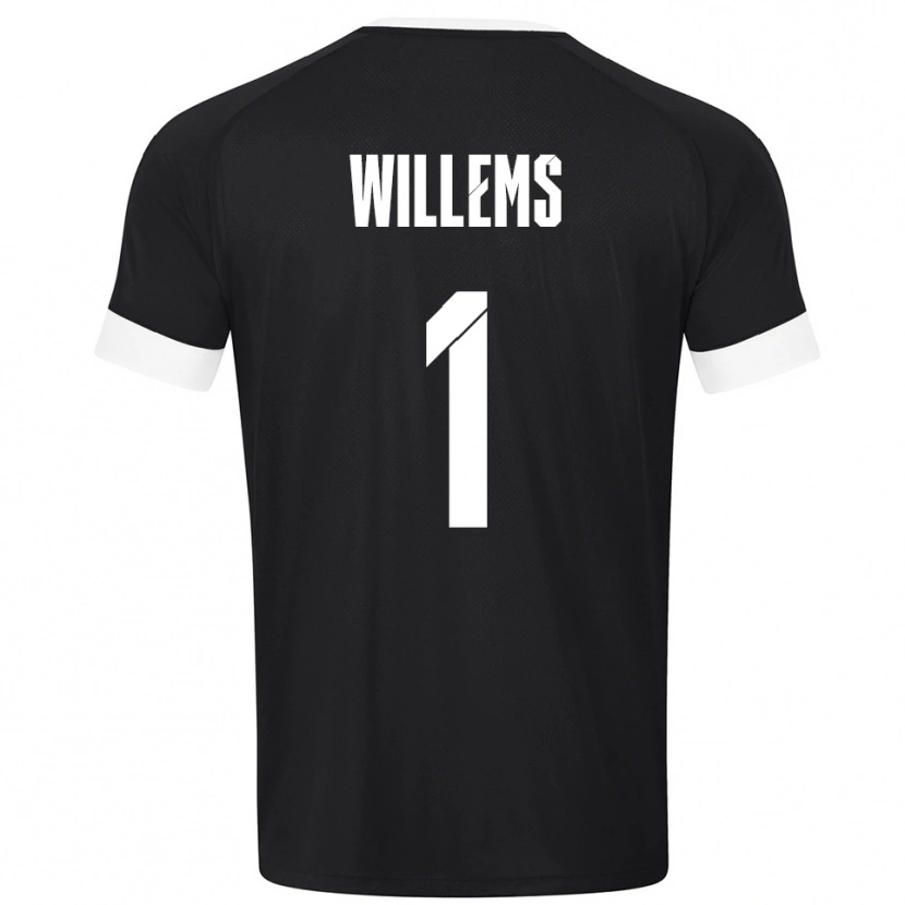 Danxen Damen Leon Willems #1 Trikot Schwarz Weiß Torwarttrikot 2025/26 Österreich