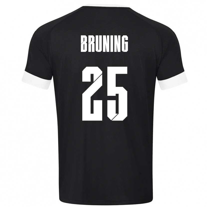 Danxen Damen Malte Brüning #25 Trikot Schwarz Weiß Torwarttrikot 2025/26 Österreich