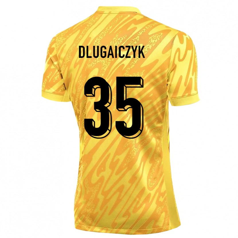 Danxen Damen Alexander Dlugaiczyk #35 Trikot Gelb Orange Torwarttrikot 2025/26 Österreich
