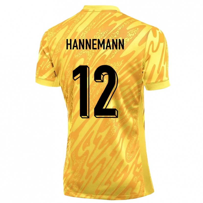 Danxen Damen Sören Hannemann #12 Trikot Gelb Orange Torwarttrikot 2025/26 Österreich