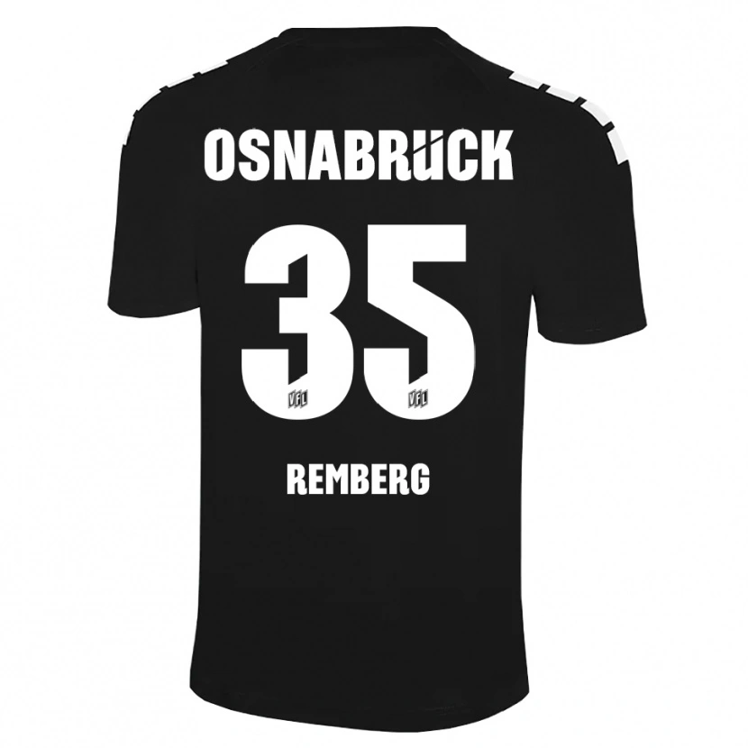 Danxen Damen Mats Remberg #35 Trikot Schwarz Weiß Torwarttrikot 2025/26 Österreich