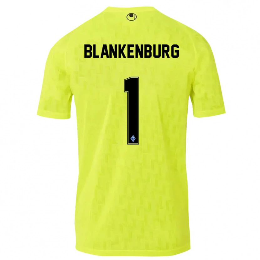 Danxen Damen Luca Blankenburg #1 Trikot Gelb Schwarz Torwarttrikot 2025/26 Österreich