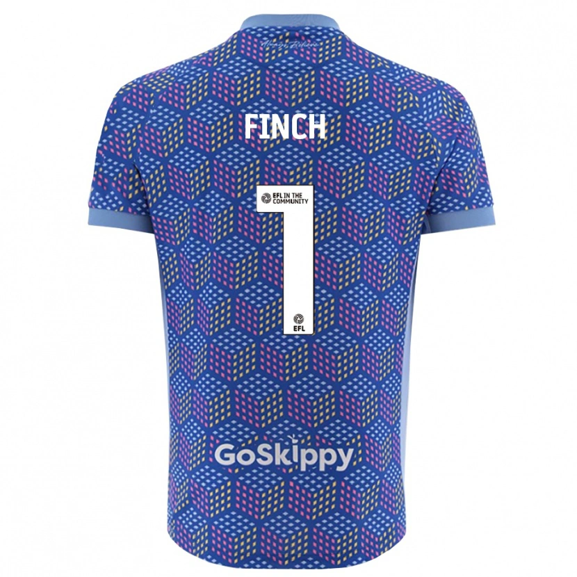 Danxen Damen Isaac Finch #1 Trikot Blau Schwarz Torwarttrikot 2025/26 Österreich