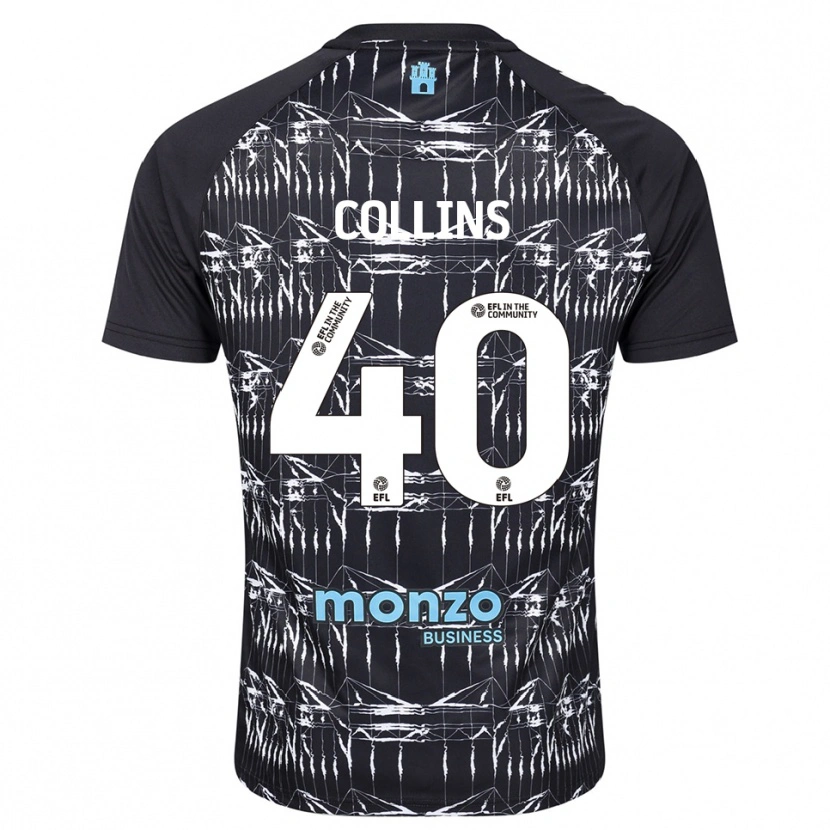 Danxen Damen Brad Collins #40 Trikot Schwarz Blau Torwarttrikot 2025/26 Österreich