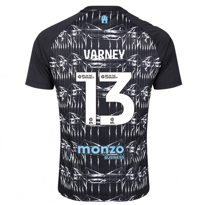 Danxen Damen Oscar Varney #13 Trikot Schwarz Blau Torwarttrikot 2025/26 Österreich