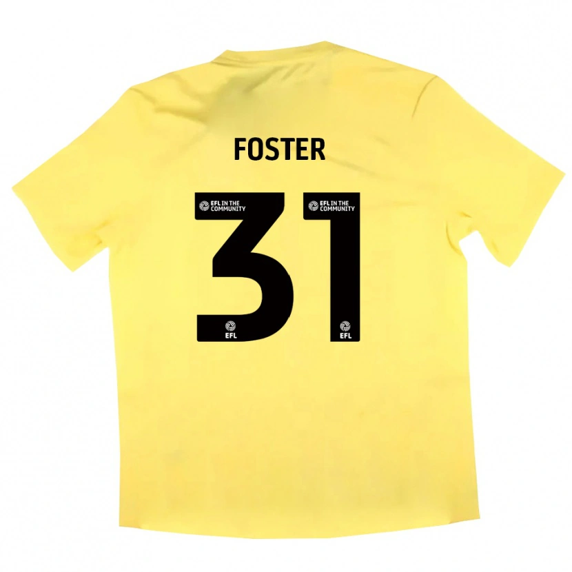 Danxen Damen Owen Foster #31 Trikot Gelb Schwarz Torwarttrikot 2025/26 Österreich