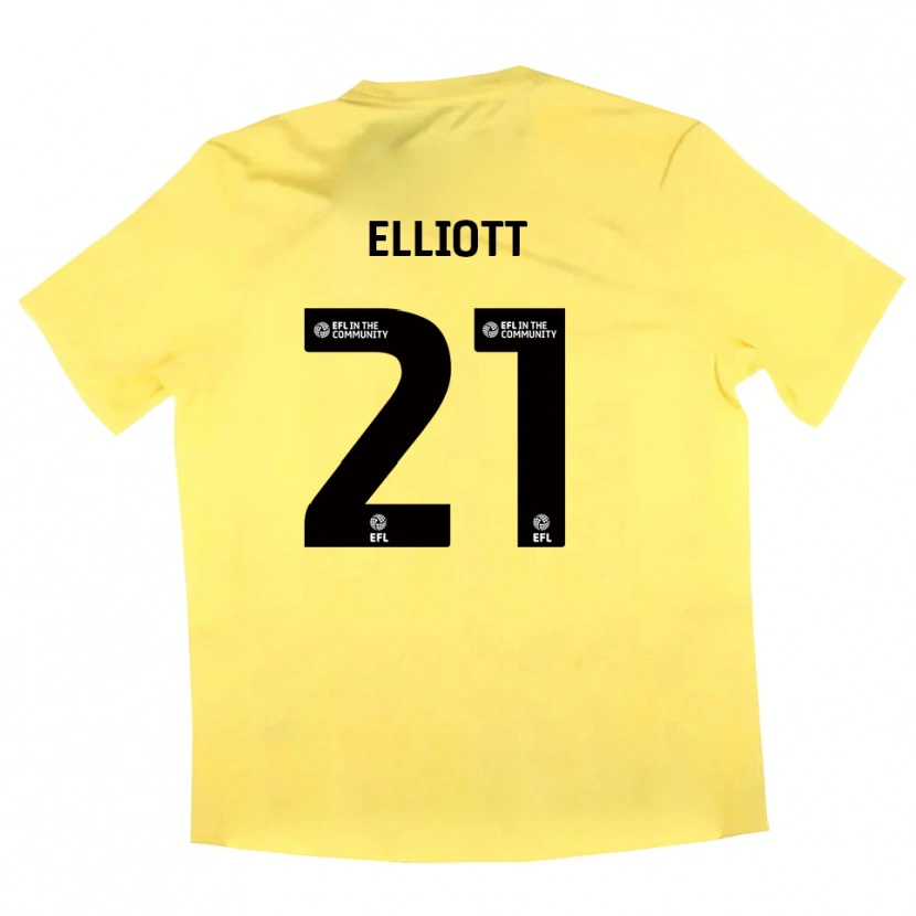 Danxen Damen Felix Elliott #21 Trikot Gelb Schwarz Torwarttrikot 2025/26 Österreich