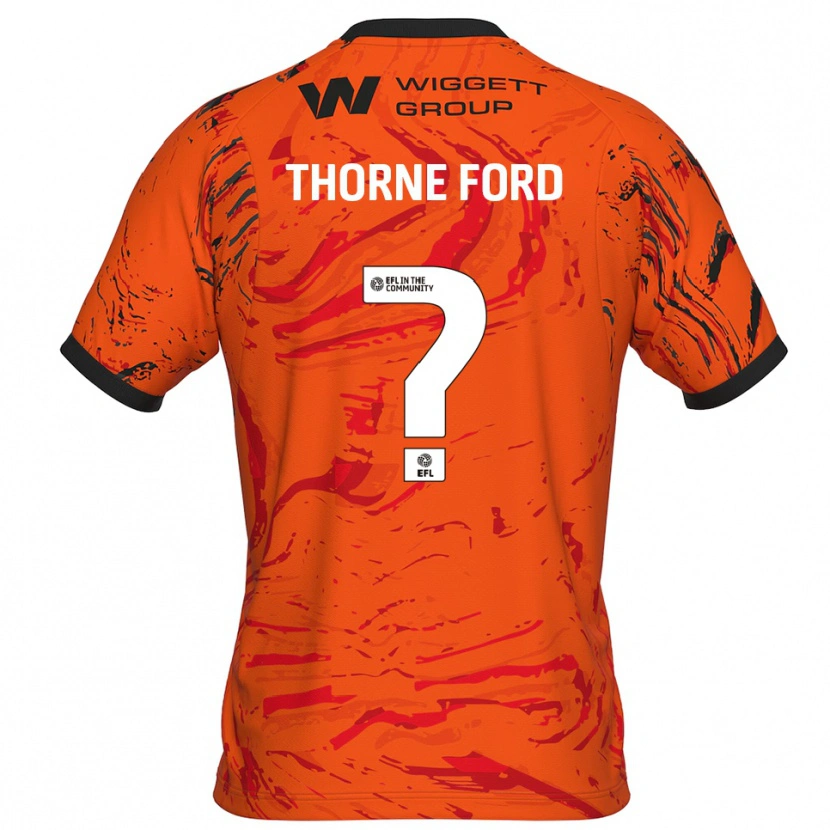 Danxen Damen Evie Thorne Ford #0 Trikot Orange Schwarz Torwarttrikot 2025/26 Österreich