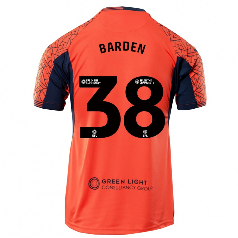 Danxen Damen Daniel Barden #38 Trikot Orange Schwarz Torwarttrikot 2025/26 Österreich
