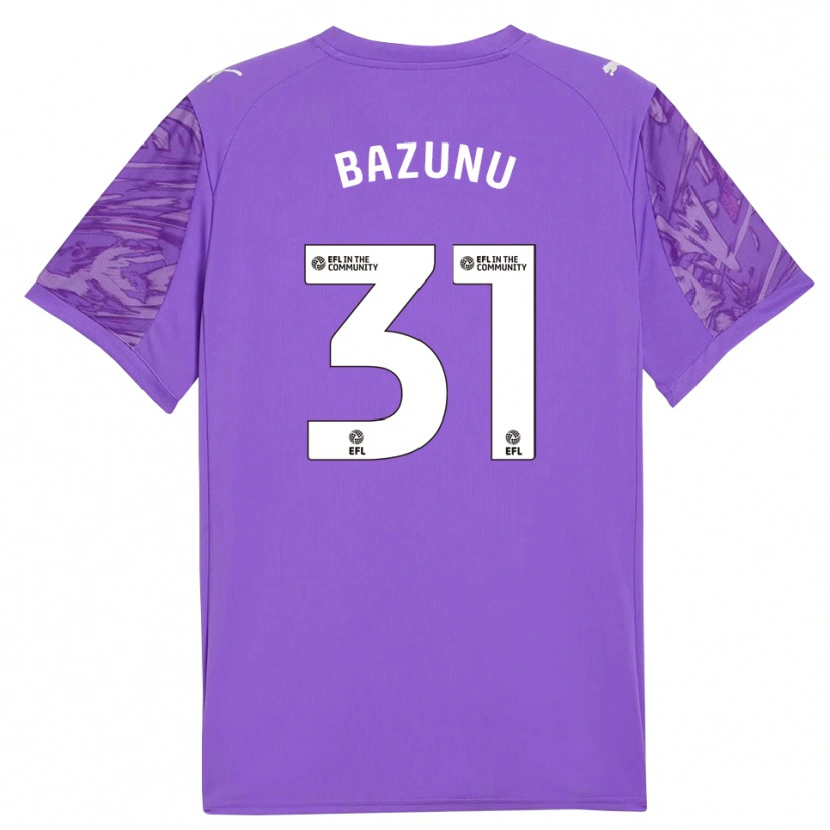 Danxen Damen Gavin Bazunu #31 Trikot Lila Weiß Torwarttrikot 2025/26 Österreich