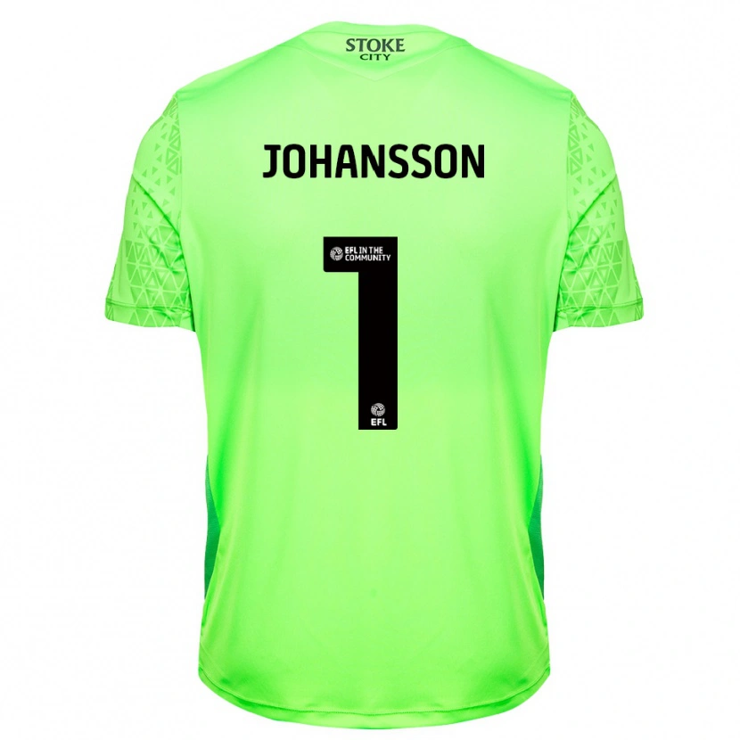 Danxen Damen Viktor Johansson #1 Trikot Grün Schwarz Torwarttrikot 2025/26 Österreich
