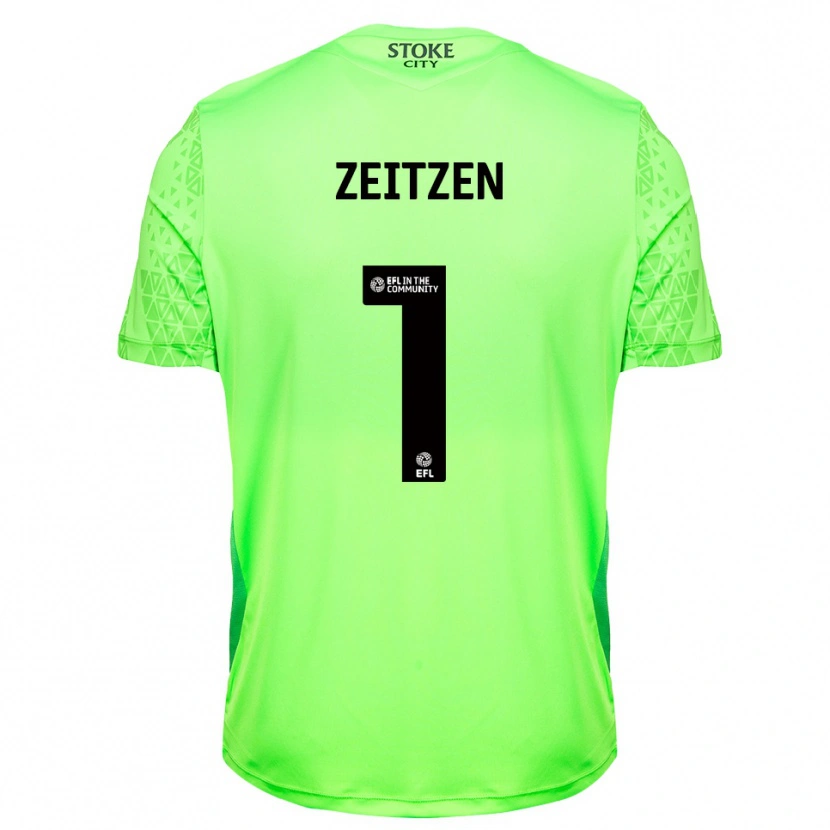 Danxen Damen Michael Zeitzen #1 Trikot Grün Schwarz Torwarttrikot 2025/26 Österreich