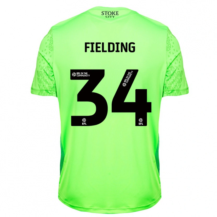 Danxen Damen Frank Fielding #34 Trikot Grün Schwarz Torwarttrikot 2025/26 Österreich