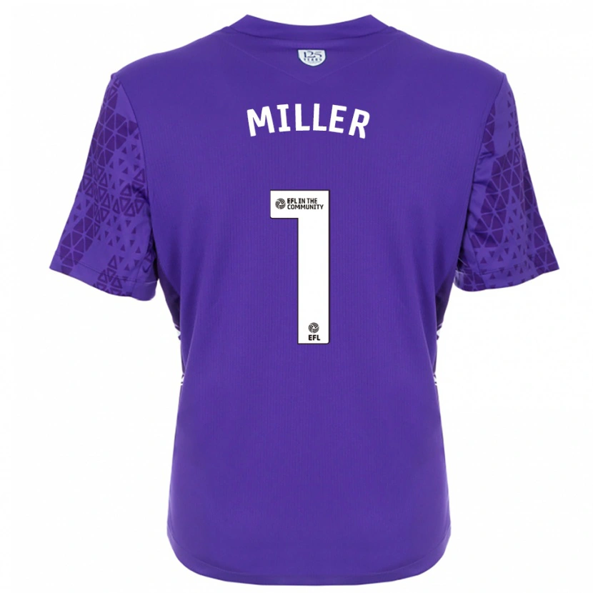 Danxen Damen Anna Miller #1 Trikot Violett Weiß Torwarttrikot 2025/26 Österreich