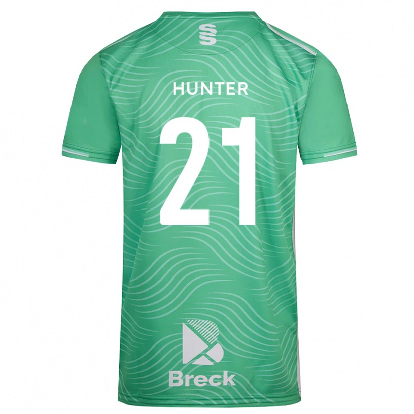 Danxen Damen Megan Hunter #21 Trikot Mittel Türkis Torwarttrikot 2025/26 Österreich