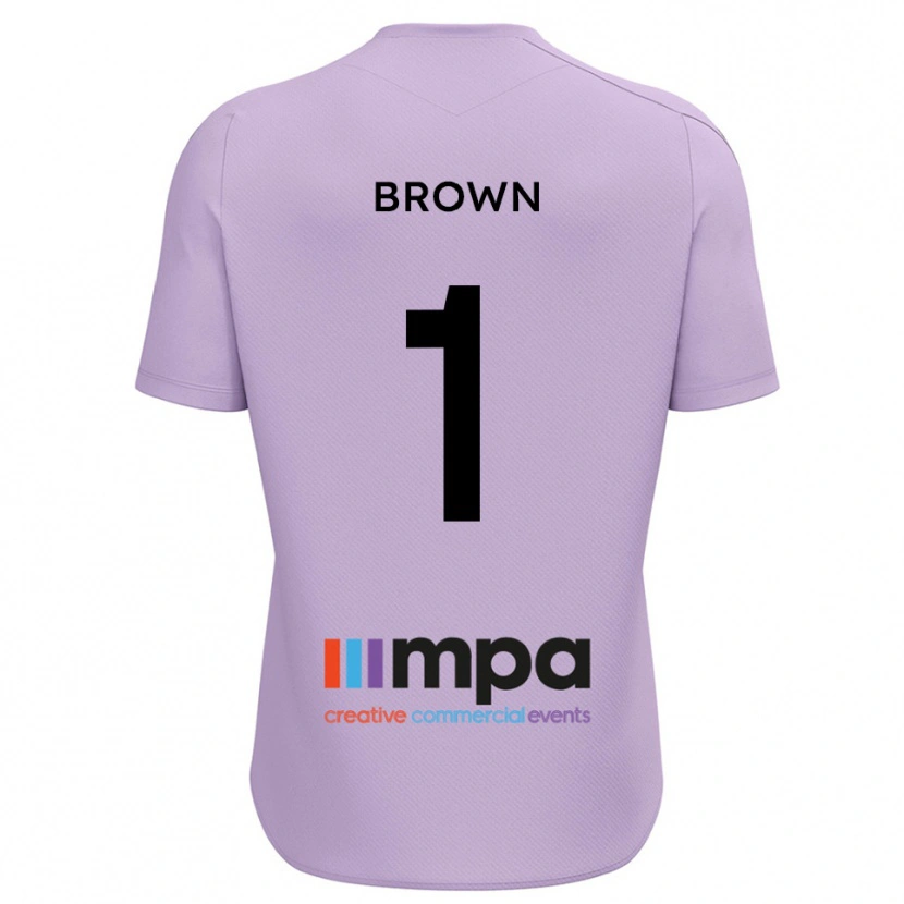 Danxen Damen Rory Brown #1 Trikot Violett Schwarz Torwarttrikot 2025/26 Österreich