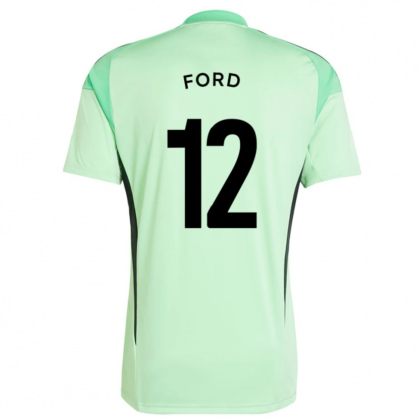 Danxen Damen Nathaniel Ford #12 Trikot Grasgrün Schwarz Torwarttrikot 2025/26 Österreich