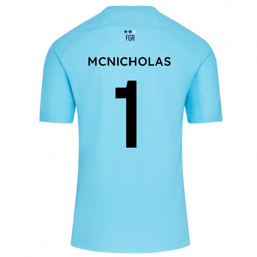 Danxen Damen Luke McNicholas #1 Trikot Himmelblau Weiß Torwarttrikot 2025/26 Österreich