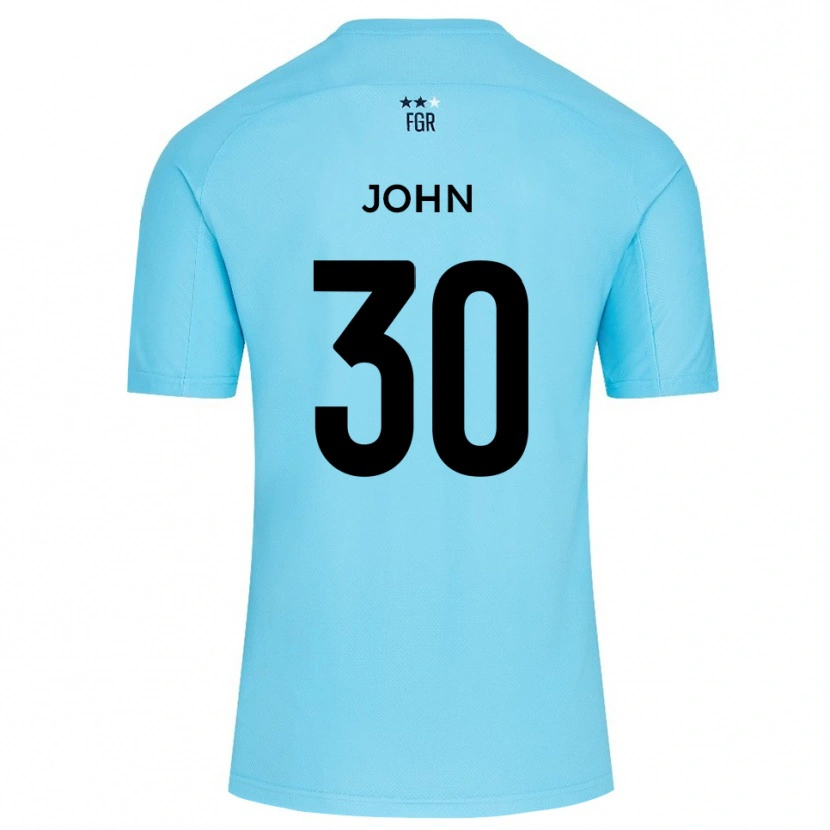 Danxen Damen Dylan John #30 Trikot Himmelblau Weiß Torwarttrikot 2025/26 Österreich