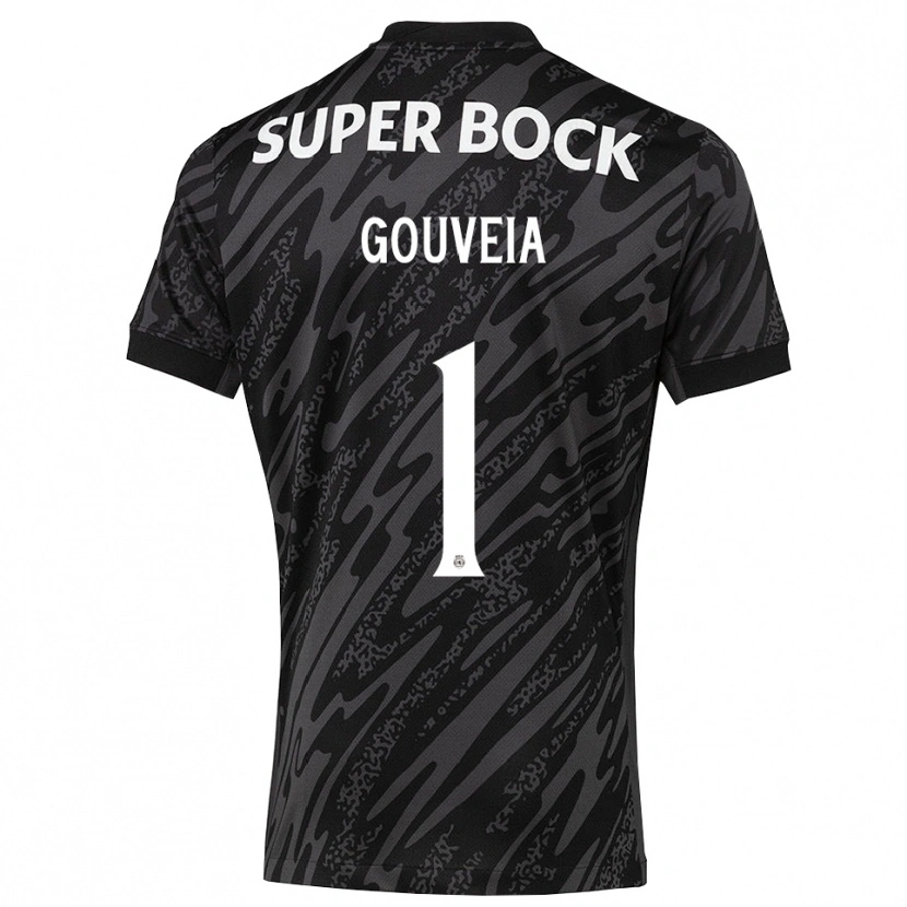 Danxen Damen Miguel Gouveia #1 Trikot Grau Schwarz Weiß Torwarttrikot 2025/26 Österreich
