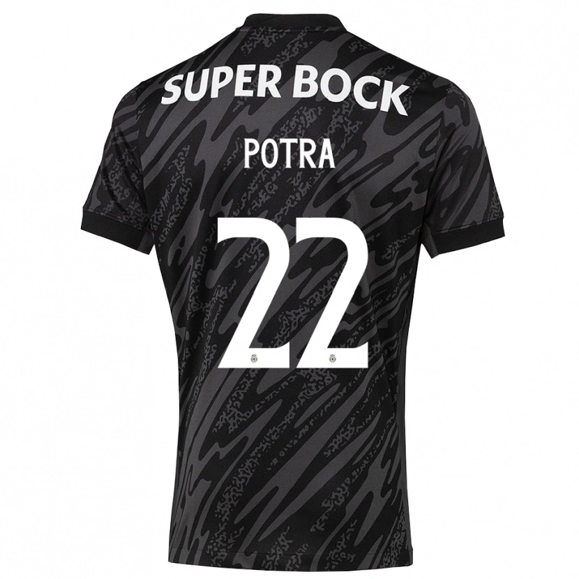 Danxen Damen Catarina Potra #22 Trikot Grau Schwarz Weiß Torwarttrikot 2025/26 Österreich