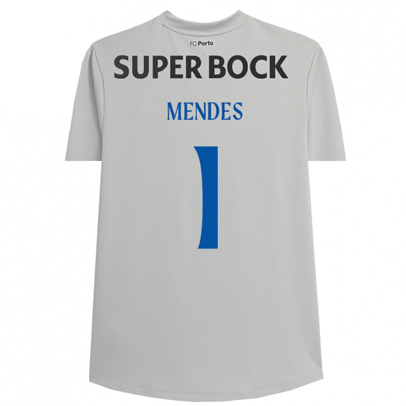 Danxen Damen Francisco Mendes #1 Trikot Hellgrau Schwarz Torwarttrikot 2025/26 Österreich