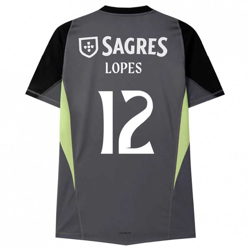 Danxen Damen Leonardo Lopes #12 Trikot Dunkelgrau Schwarz Torwarttrikot 2025/26 Österreich
