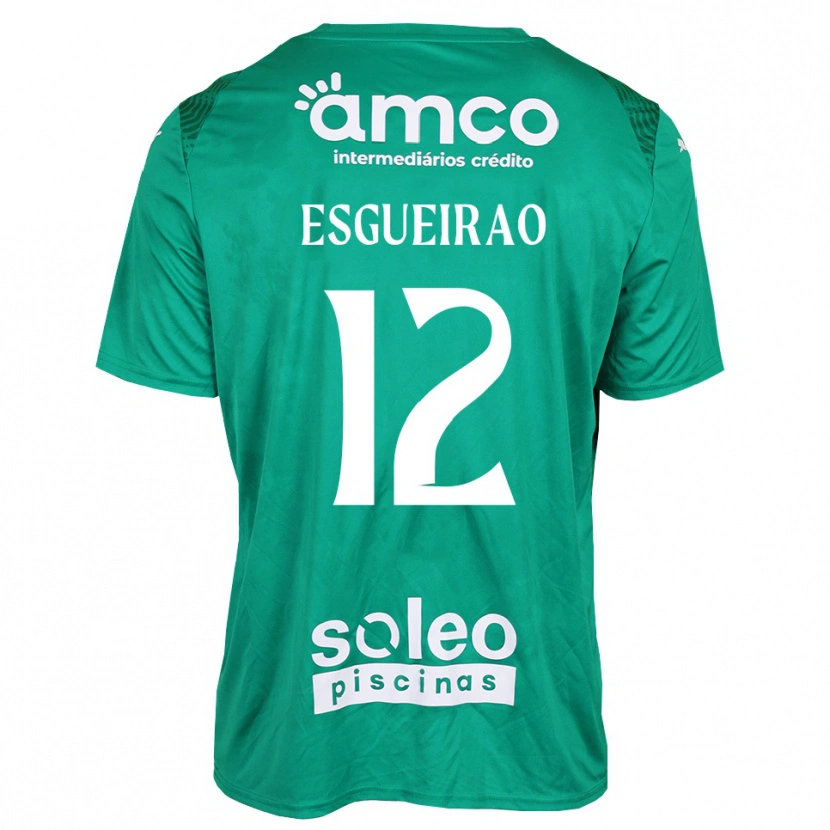 Danxen Damen Íris Esgueirão #12 Trikot Grün Weiß Torwarttrikot 2025/26 Österreich