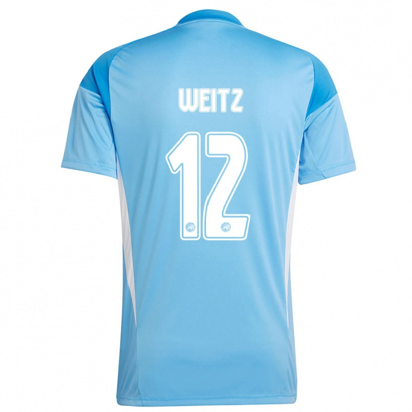 Danxen Damen Axel Weitz #12 Trikot Hellblau Weiß Torwarttrikot 2025/26 Österreich