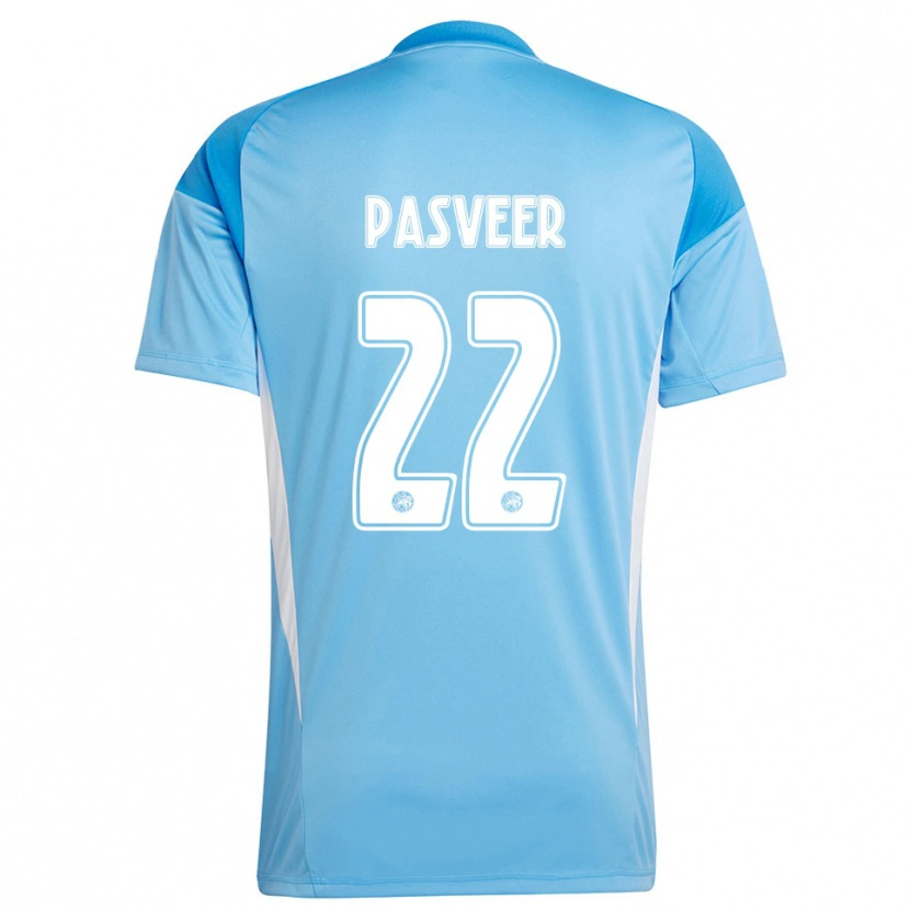 Danxen Damen Remko Pasveer #22 Trikot Hellblau Weiß Torwarttrikot 2025/26 Österreich