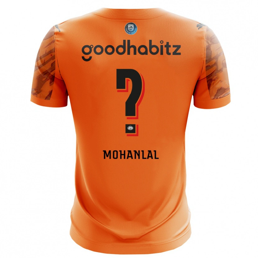 Danxen Damen Pawan Mohanlal #0 Trikot Orange Schwarz Torwarttrikot 2025/26 Österreich