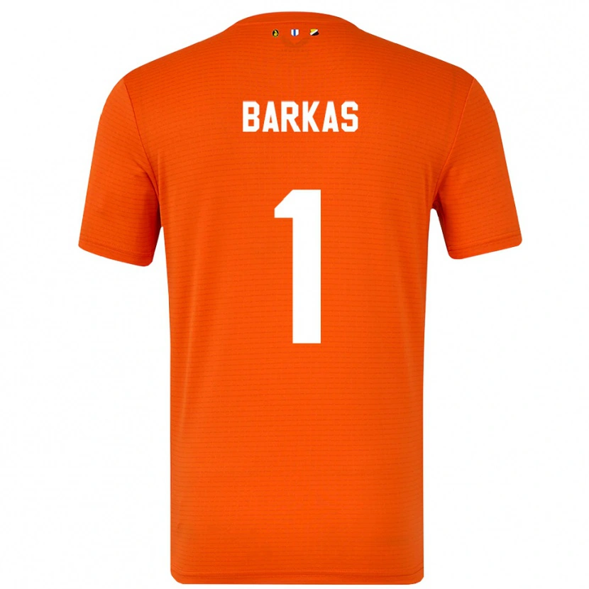 Danxen Damen Vasilios Barkas #1 Trikot Orange Schwarz Torwarttrikot 2025/26 Österreich