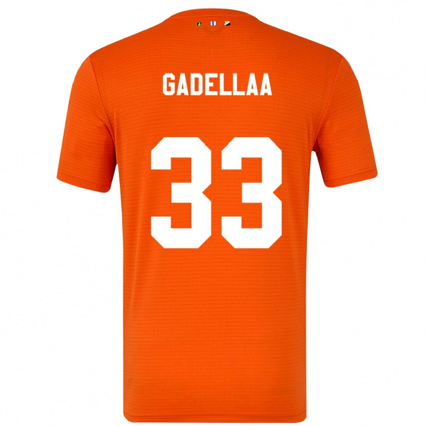 Danxen Damen Kevin Gadellaa #33 Trikot Orange Schwarz Torwarttrikot 2025/26 Österreich