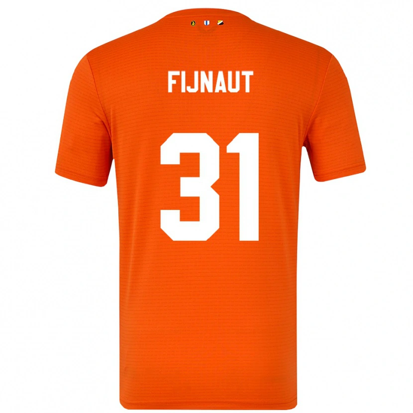 Danxen Damen Lucas Fijnaut #31 Trikot Orange Schwarz Torwarttrikot 2025/26 Österreich