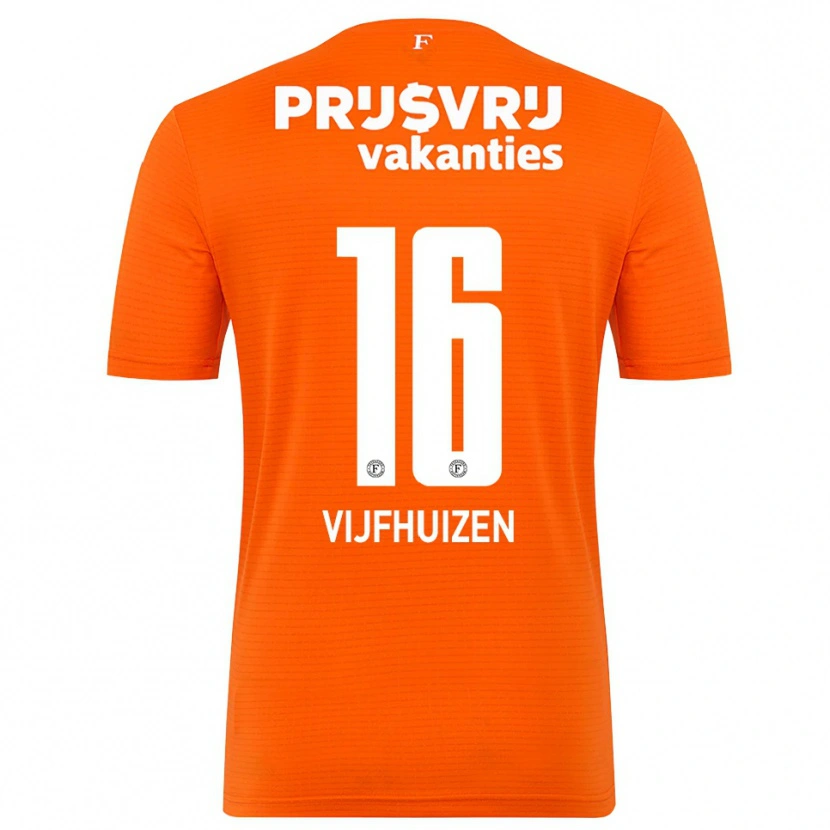 Danxen Damen Beer Vijfhuizen #16 Trikot Orange Schwarz Torwarttrikot 2025/26 Österreich