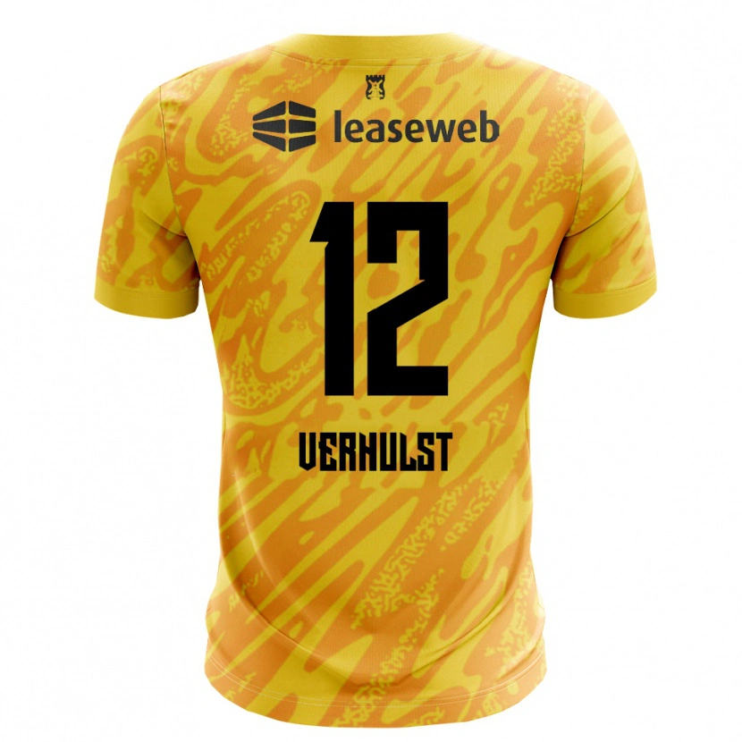 Danxen Damen Hobie Verhulst #12 Trikot Orange Gelb Schwarz Torwarttrikot 2025/26 Österreich