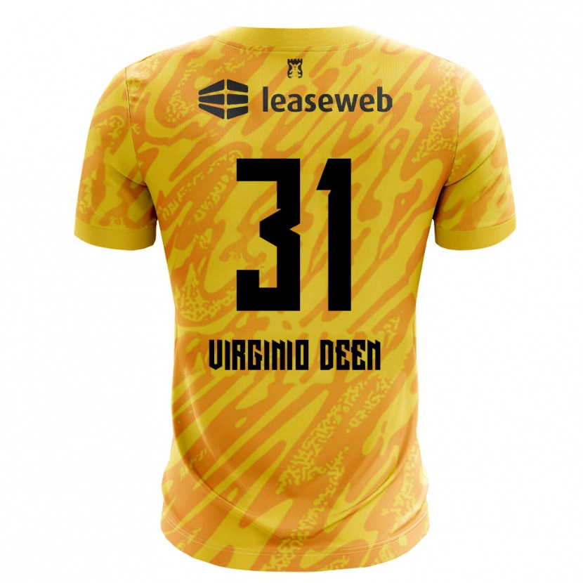 Danxen Damen Daniël Virginio Deen #31 Trikot Orange Gelb Schwarz Torwarttrikot 2025/26 Österreich