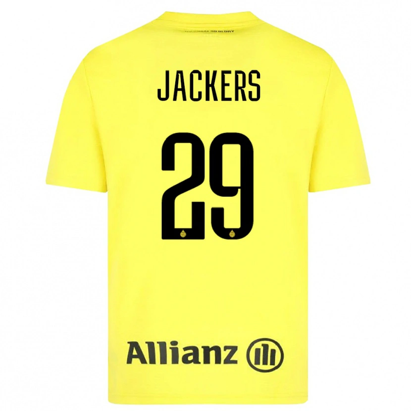 Danxen Damen Nordin Jackers #29 Trikot Gelb Schwarz Torwarttrikot 2025/26 Österreich