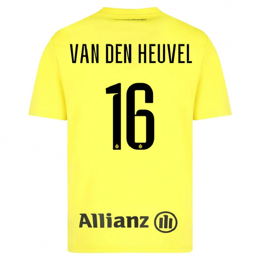 Danxen Damen Dani van den Heuvel #16 Trikot Gelb Schwarz Torwarttrikot 2025/26 Österreich