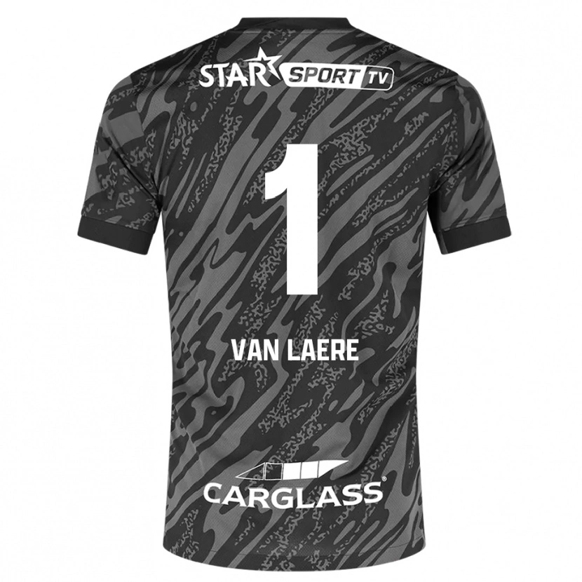 Danxen Damen Daan Van Laere #1 Trikot Dunkelgrau Schwarz Torwarttrikot 2025/26 Österreich