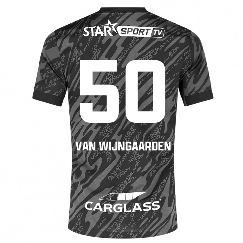 Danxen Damen Maren Van Wijngaarden #50 Trikot Dunkelgrau Schwarz Torwarttrikot 2025/26 Österreich