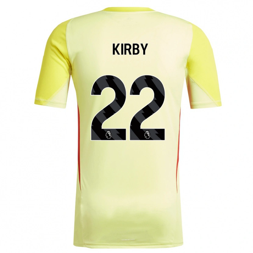 Danxen Damen Faye Kirby #22 Trikot Gelb Rot Torwarttrikot 2025/26 Österreich